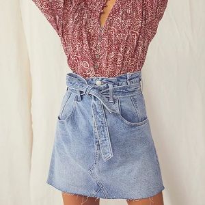 Free People east of eden mini skirt NWT